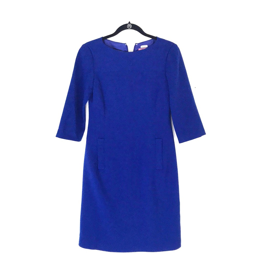 STUNNING blue Eliza J dress with pockets!
